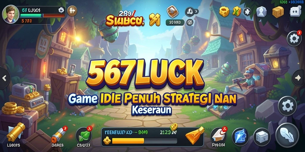 Screenshot gameplay 567LUCK yang menunjukkan aksi seru dalam game Idle.