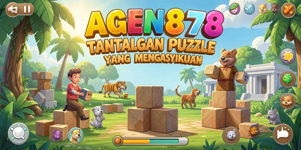 Screenshot AGEN878 menampilkan gameplay Puzzle yang menantang dan menarik.