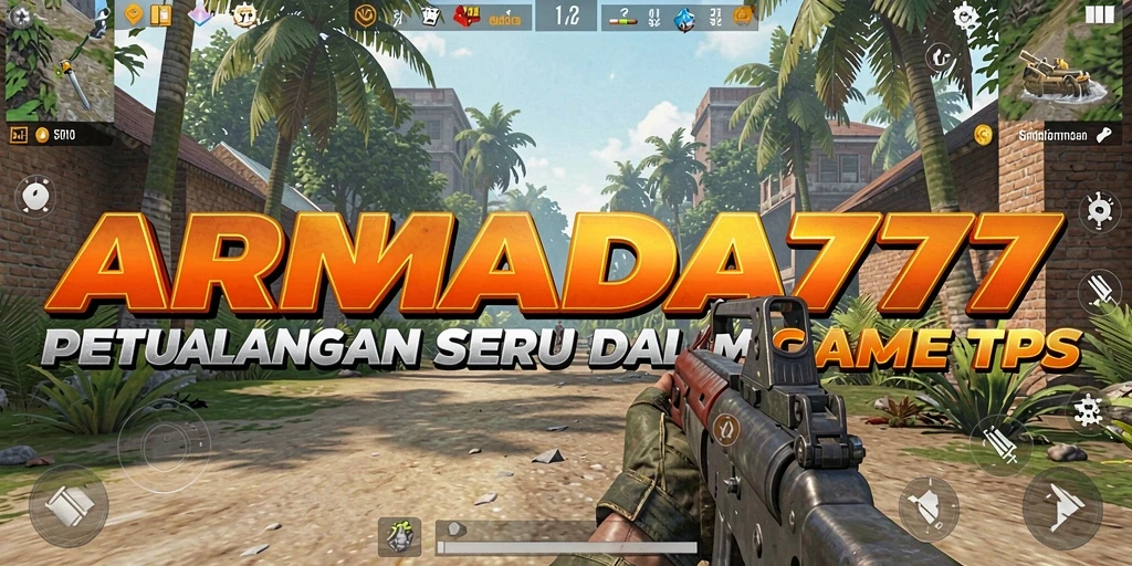 Tangkapan layar dari gameplay seru ARMADA777 dalam mode TPS.