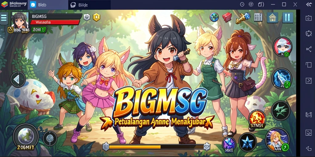 Tampilan menarik dari gameplay BIGMSG yang penuh aksi dan petualangan.
