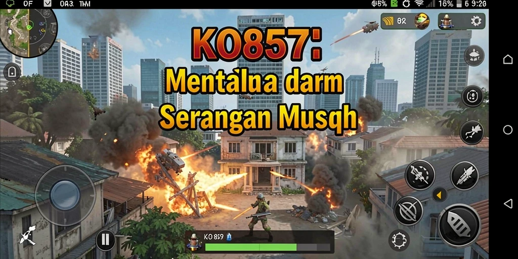 Gameplay seru dari KO857 dalam Tower Defense.