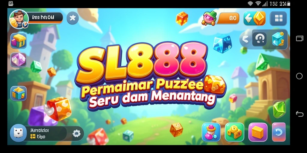 Screenshot utama SL888 menampilkan gameplay Puzzle yang seru dan menantang.