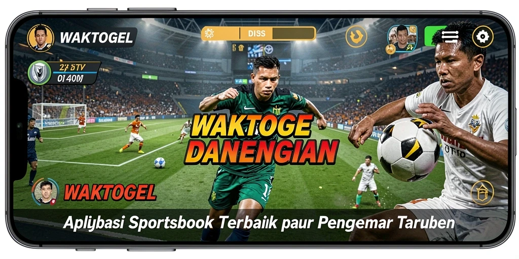 Tampilan utama WAKTOGEL dengan berbagai olahraga untuk taruhan.